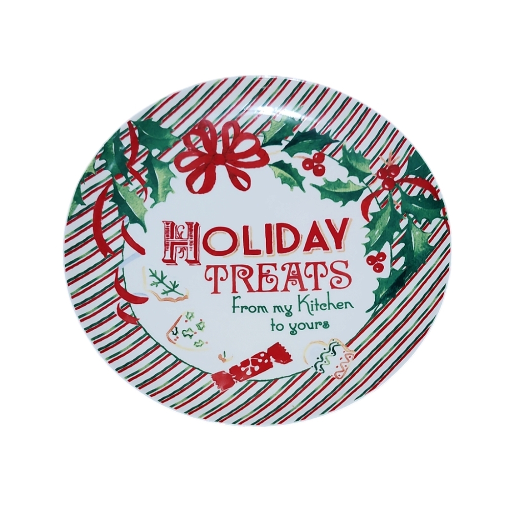 Lenox 12" Holiday Cookie‎ Platter, Ceramic Christmas